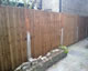 Brown featheredge panels
